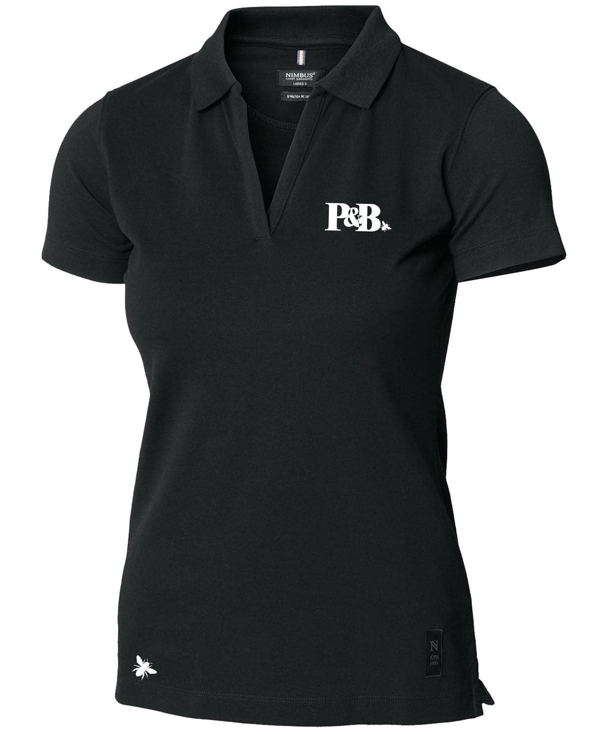 Andrea-  v-neck stretch deluxe polo Ladies